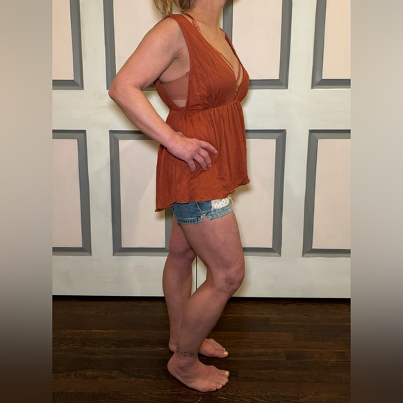 Urban Outfitters High-Low Tunic Top/Swim Cover - Picture 2 of 7